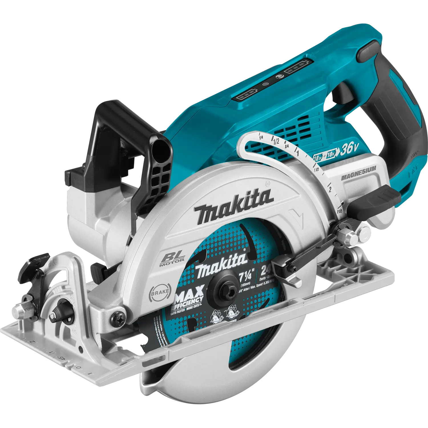 Makita (XSR01PT) 36V (18V X2) LXT® Brushless Rear Handle 7-1/4" Circular Saw Kit (5.0Ah)