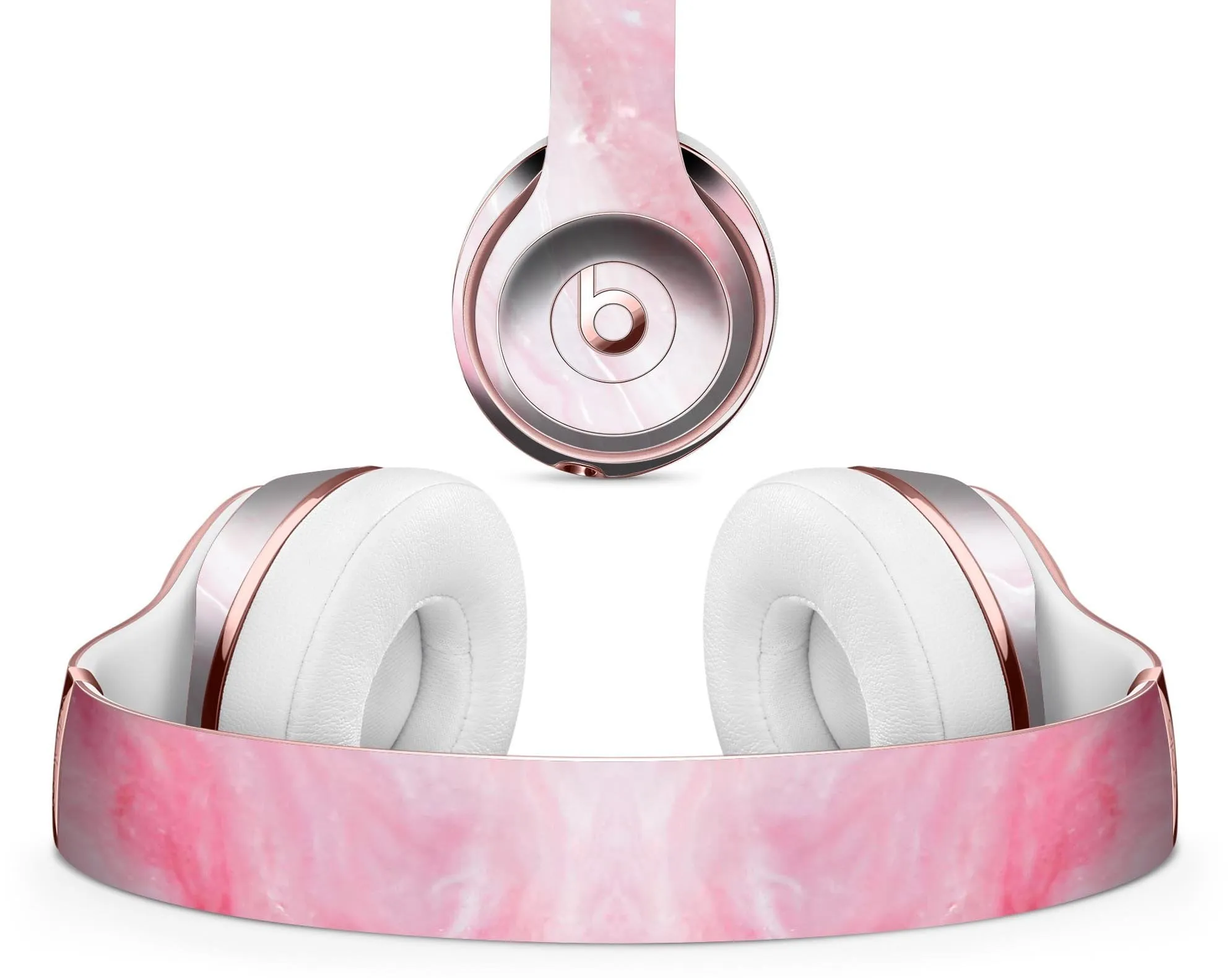 Marbleized Pink Paradise V6 - Full Body Skin Decal Wrap Kit for Beats