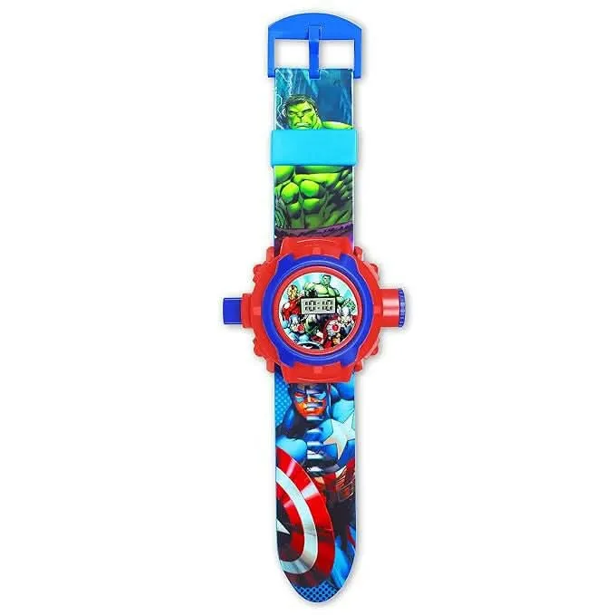 Marvel Avengers Digital Watch with 24 Image Projection – Fun for Boys & Girls!