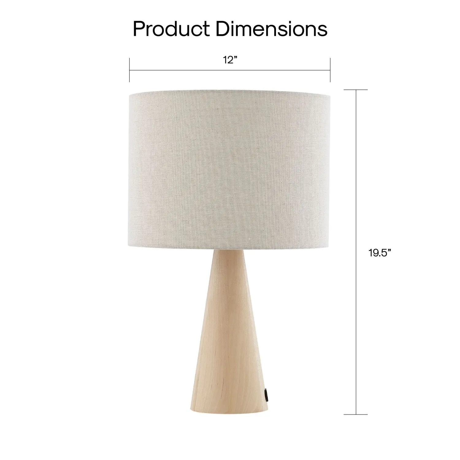 Maylee Table Lamp with USB Port