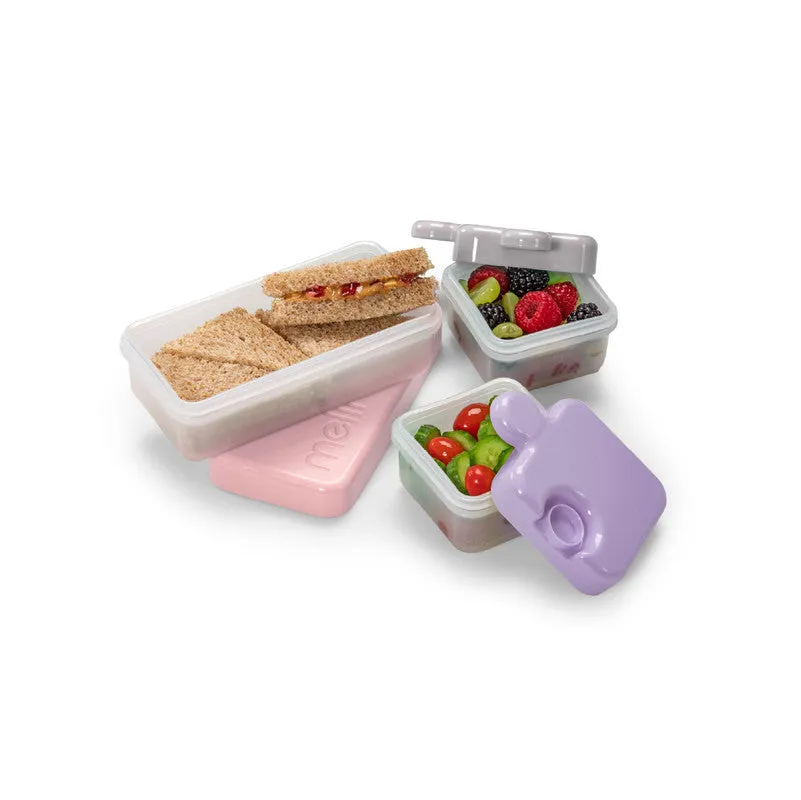 Melii Bundle - Baby Food Container - Water Bottle 17oz -  Spoon & Fork with Carrying Case