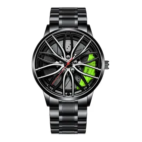 Mens Luxury Watches Sports Car Watches 3D Sport Rim Hub Wheel Wristwatch Car Quartz Men's Watches Creative Relogio Masculino