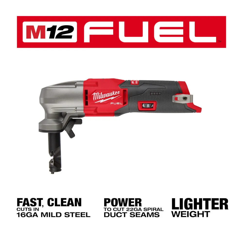 Milwaukee 2476-20 M12 FUEL 16 Gauge Variable Speed Nibbler - Bare Tool