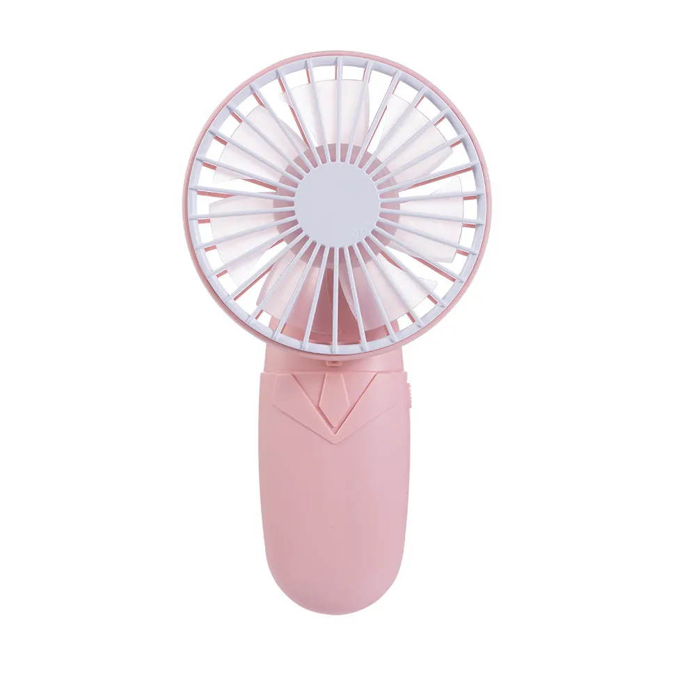 Mini Fan Halter Handheld USB Air Cooler Desktop Detachable Fan Blade Portable