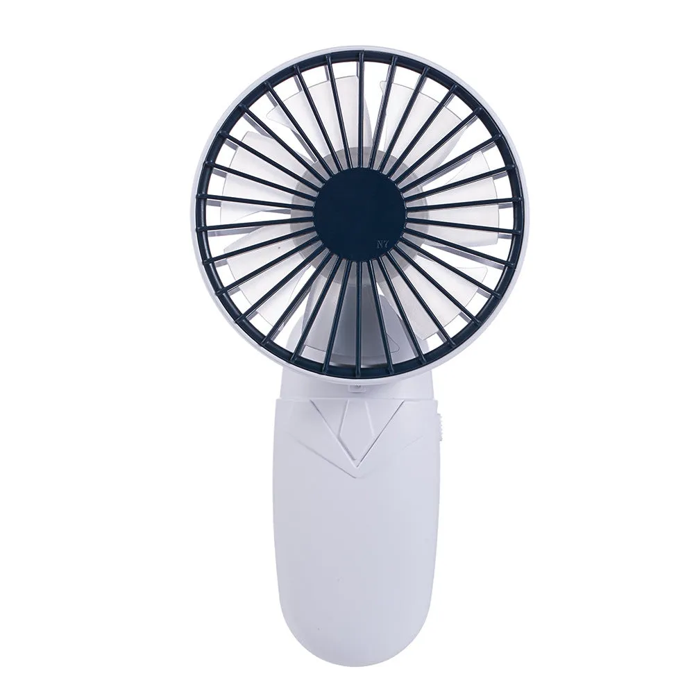 Mini Fan Halter Handheld USB Air Cooler Desktop Detachable Fan Blade Portable