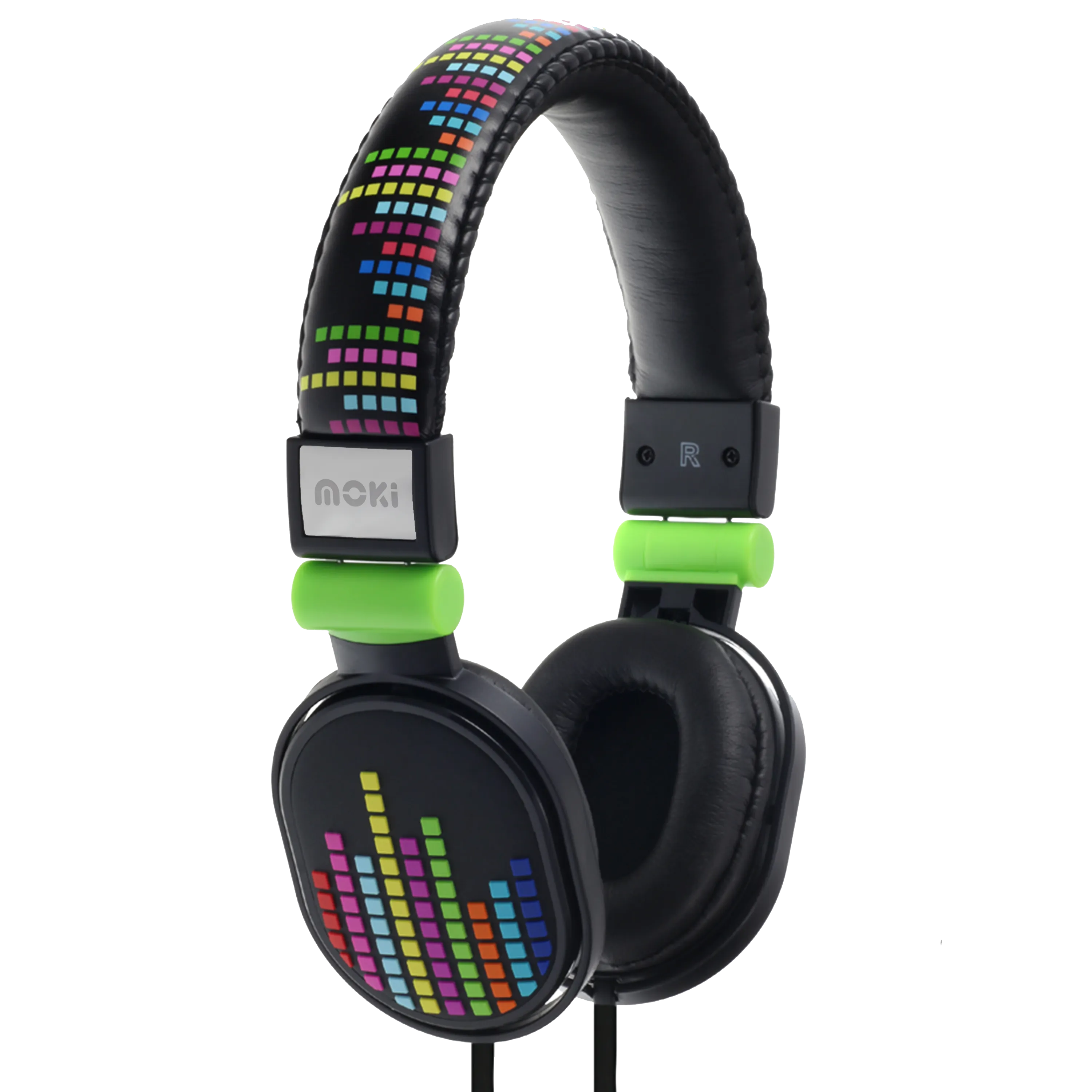 Moki Popper On-Ear Headphones - Levels Black