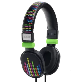 Moki Popper On-Ear Headphones - Levels Black