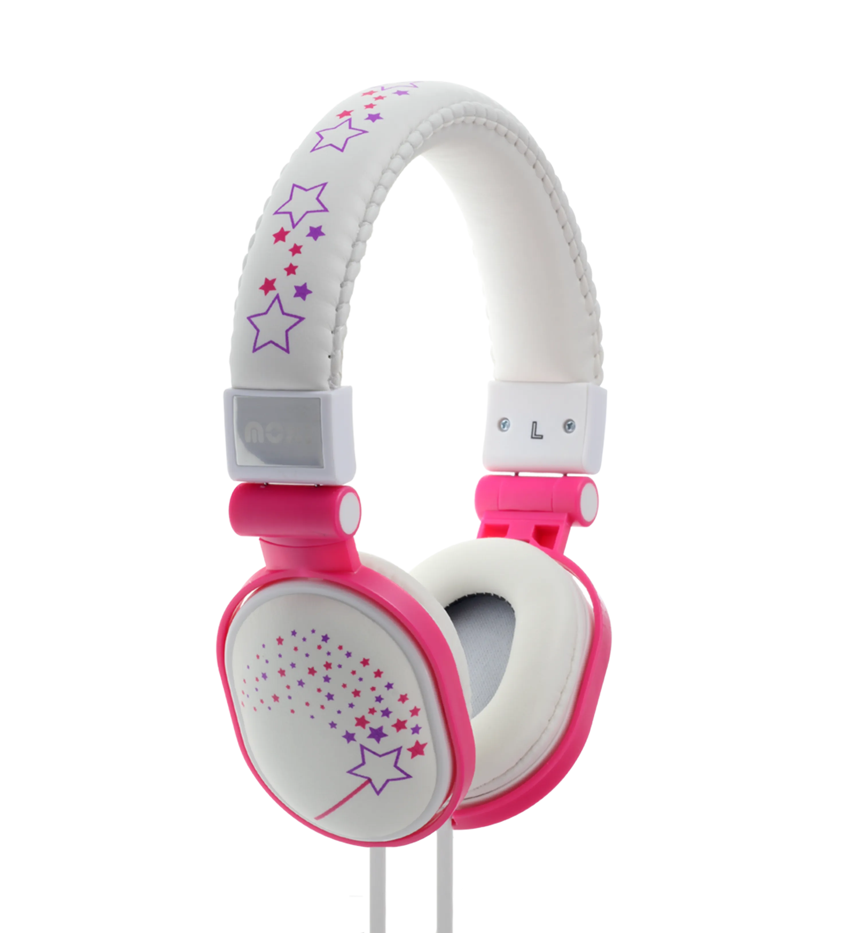 Moki Popper On-Ear Headphones - Sparkles White