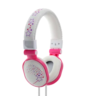 Moki Popper On-Ear Headphones - Sparkles White