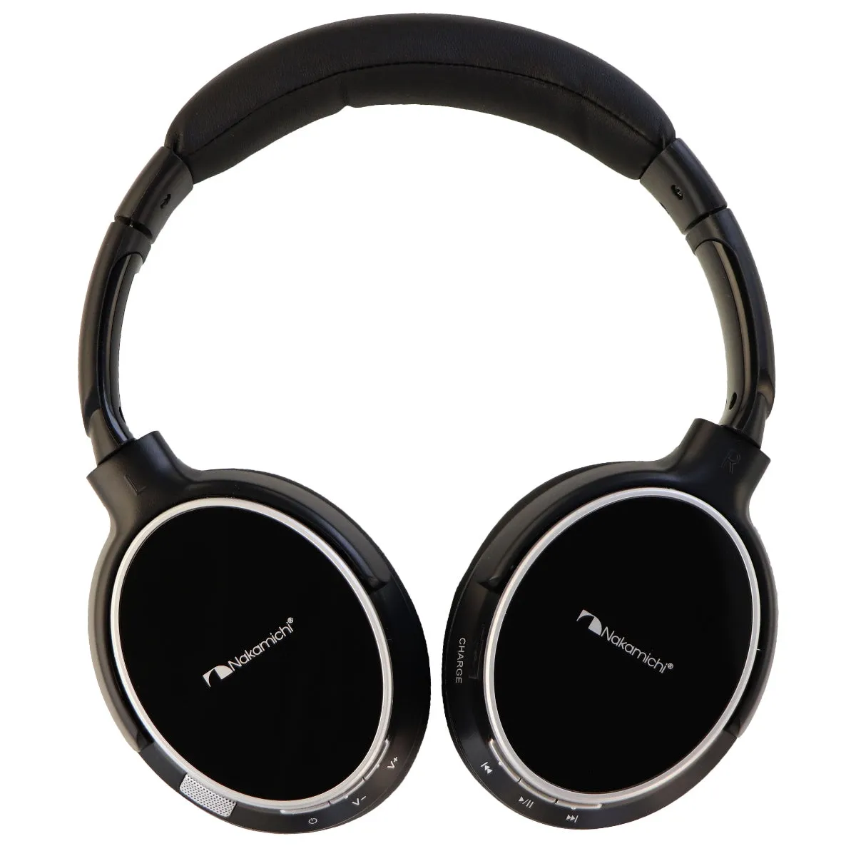 Nakamichi Wireless Bluetooth Over-Ear Headphones - Black