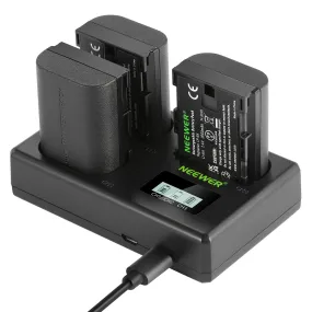 NEEWER LP-E6 Canon Replacement Battery and Charger Set