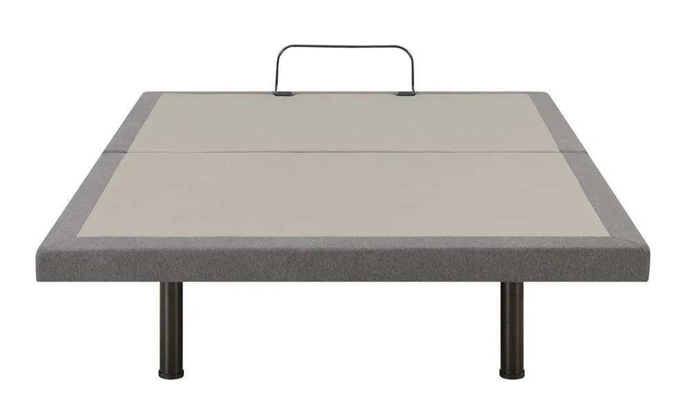 Negan Gray/Black Eastern King Adjustable Bed Base