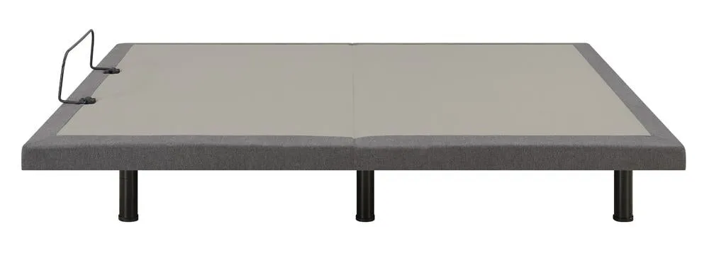 Negan Gray/Black Eastern King Adjustable Bed Base