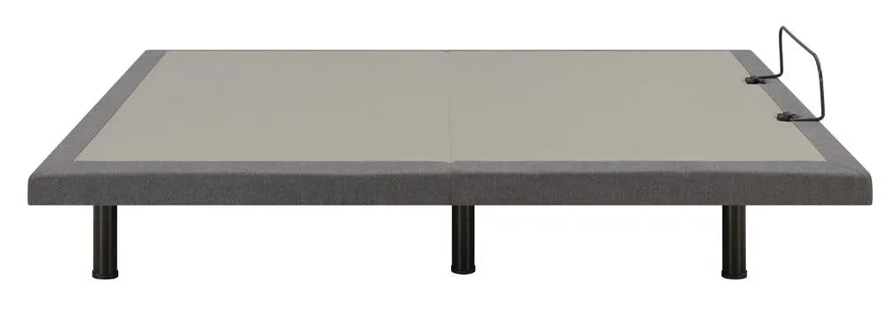 Negan Gray/Black Queen Adjustable Bed Base