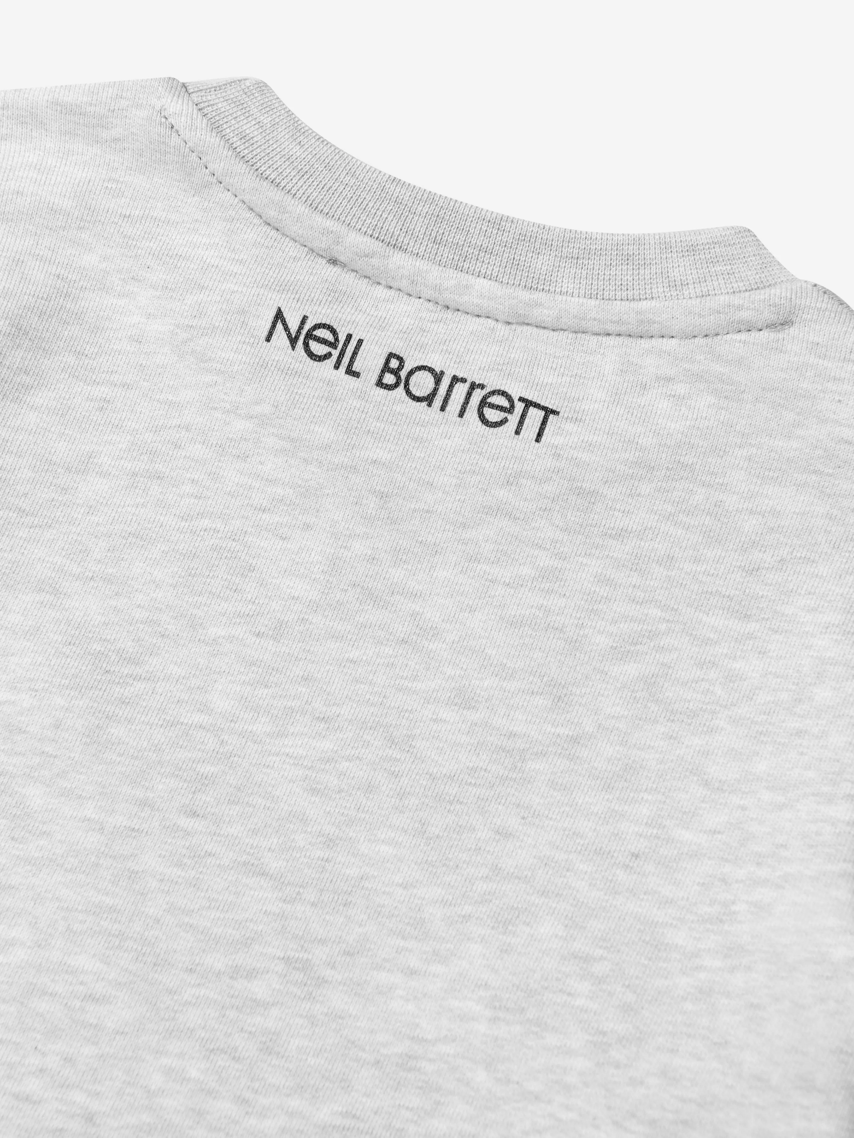 Neil Barrett Boys Cotton Headphones Print Sweatshirt