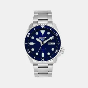 New 5 Sports Men's Blue Analog Stainless Steel Automatic Watch SRPD51K1