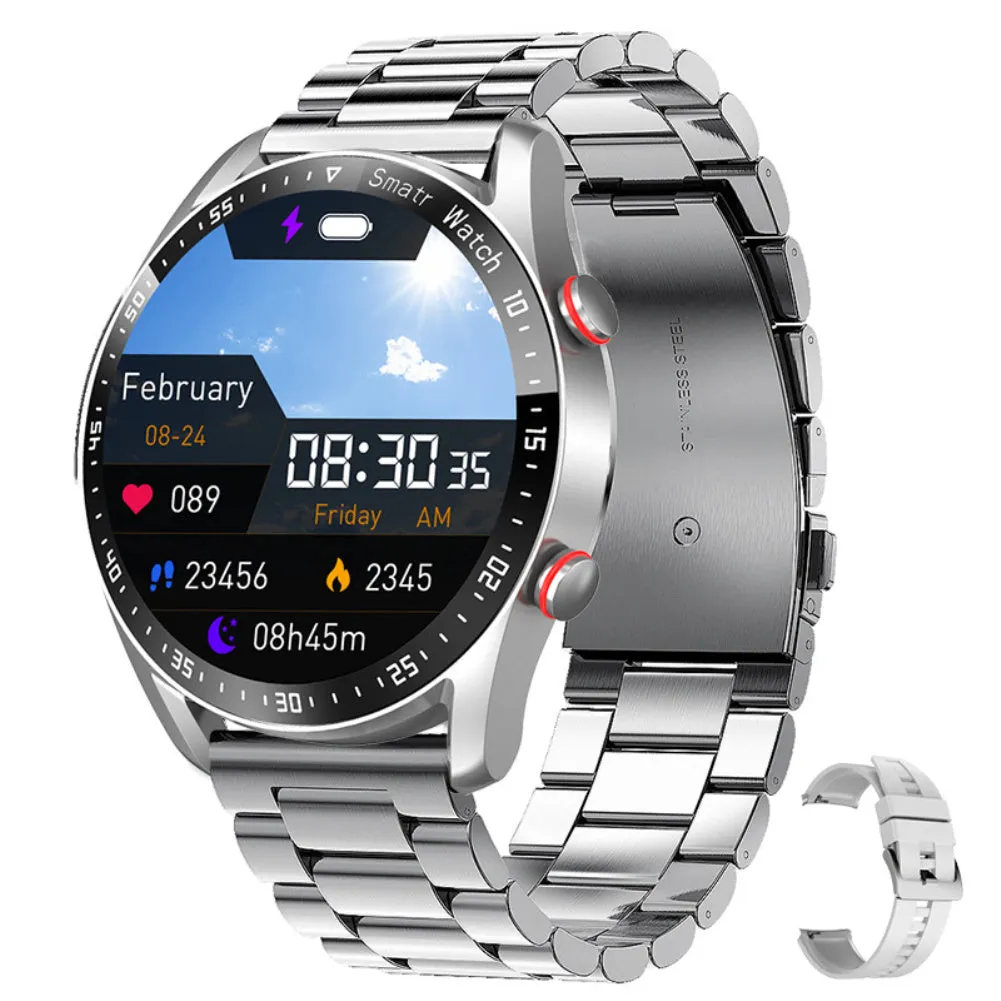 New ECG PPG Bluetooth Call Smart Watch Men Smart Clock Sports Fitness Tracker Smartwatch For Android IOS PK I9 Smart Watch