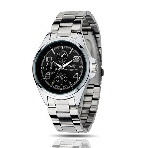 New Fashion Designer Sports Casual Brand Men's Watch Quartz Watches Men Stainless Steel WristWatch