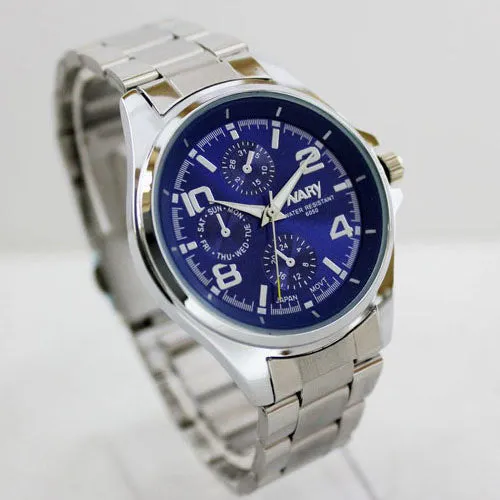 New Fashion Designer Sports Casual Brand Men's Watch Quartz Watches Men Stainless Steel WristWatch