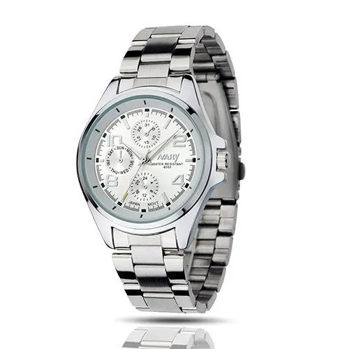 New Fashion Designer Sports Casual Brand Men's Watch Quartz Watches Men Stainless Steel WristWatch