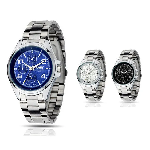 New Fashion Designer Sports Casual Brand Men's Watch Quartz Watches Men Stainless Steel WristWatch