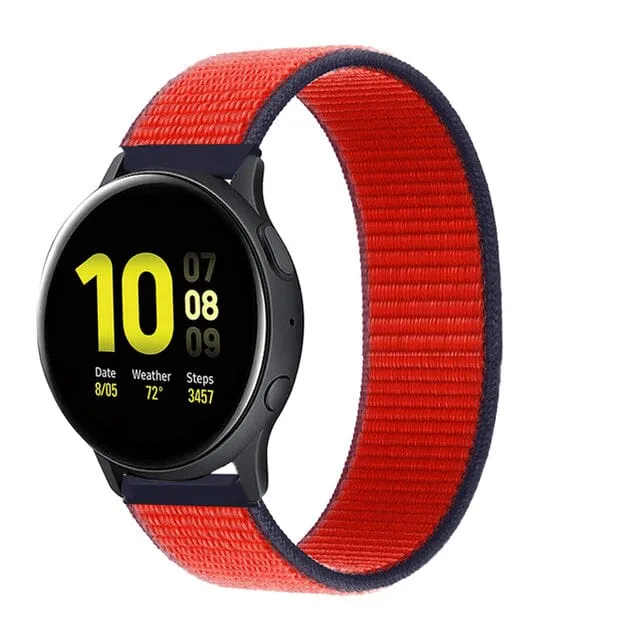 Nylon Sports Loop Watch Straps Compatible with the Xiaomi Amazfit Stratos, Stratos 2