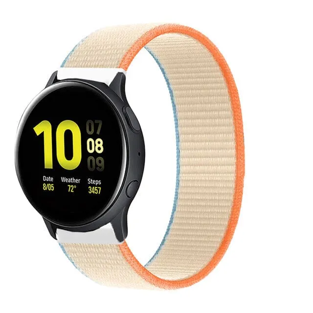 Nylon Sports Loop Watch Straps Compatible with the Xiaomi Amazfit Stratos, Stratos 2