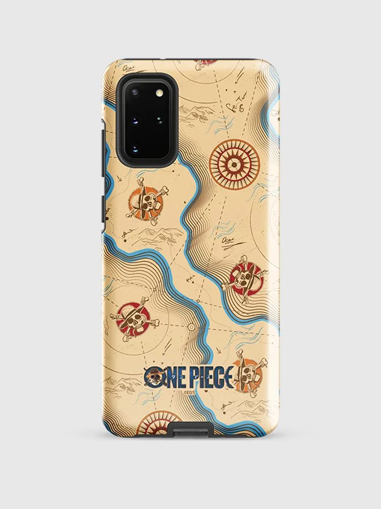 One Piece Map Pattern Samsung Tough Case