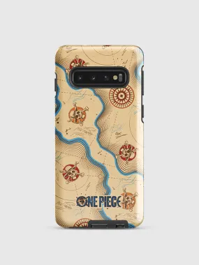 One Piece Map Pattern Samsung Tough Case