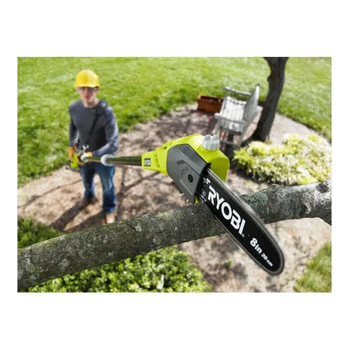 Open Box -  Ryobi ONE  8 in. 18-Volt Cordless Pole Saw 1.3 Ah Battery and Charger Included