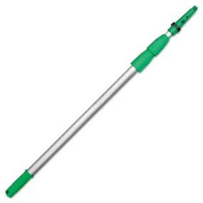 Opti-loc Aluminum Extension Pole, 14 Ft, Three Sections, Green/silver