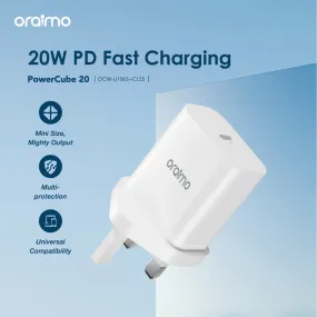 Oraimo PowerCube 20 20W Wall Charger Kit Type c to lightning