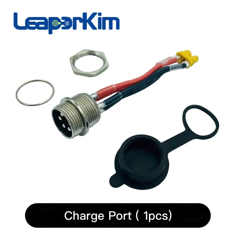 Original Charge Port for Leaperkim Sherman Veteran Unicycle Charger Parts Electric Monowheel 5pin Charging Port Dust Cover