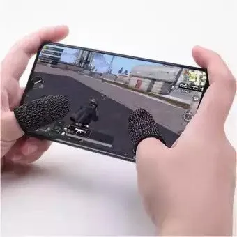 Pack of 2 PUBG Thumbs Gloves for playing Games Breathable Mobile Finger Sleeve