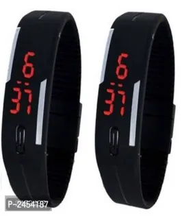 Pack OF 2  Rubber Digital Watch