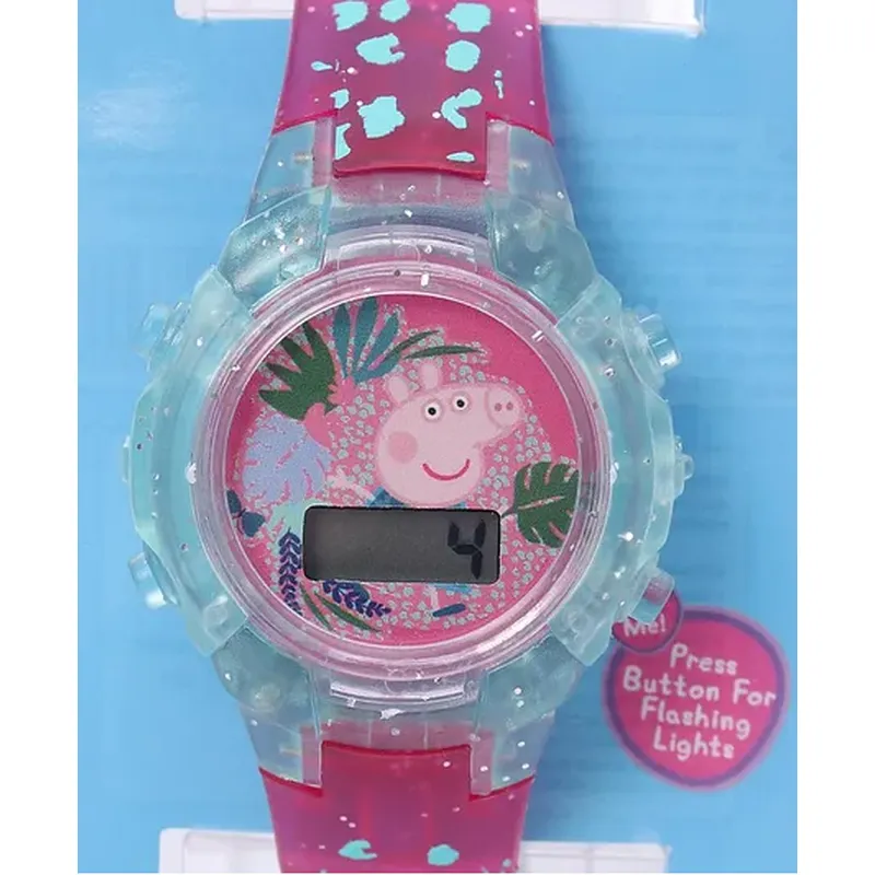 Peppa Pig Free Size Kids Digital Watch- Pink-1