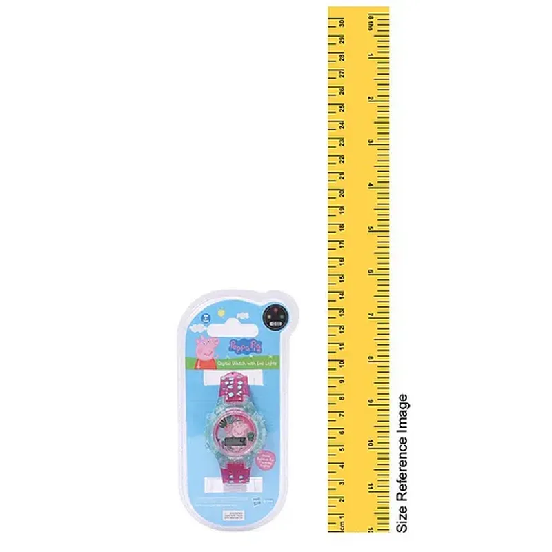 Peppa Pig Free Size Kids Digital Watch- Pink-1