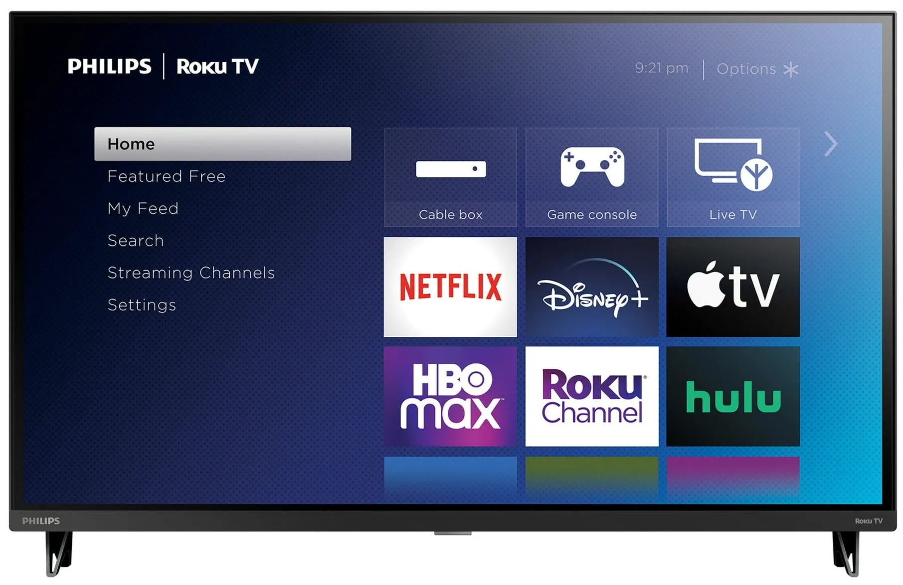 Philips 32" Class HD (720P) Smart Roku Borderless LED TV (32PFL6452/F7)