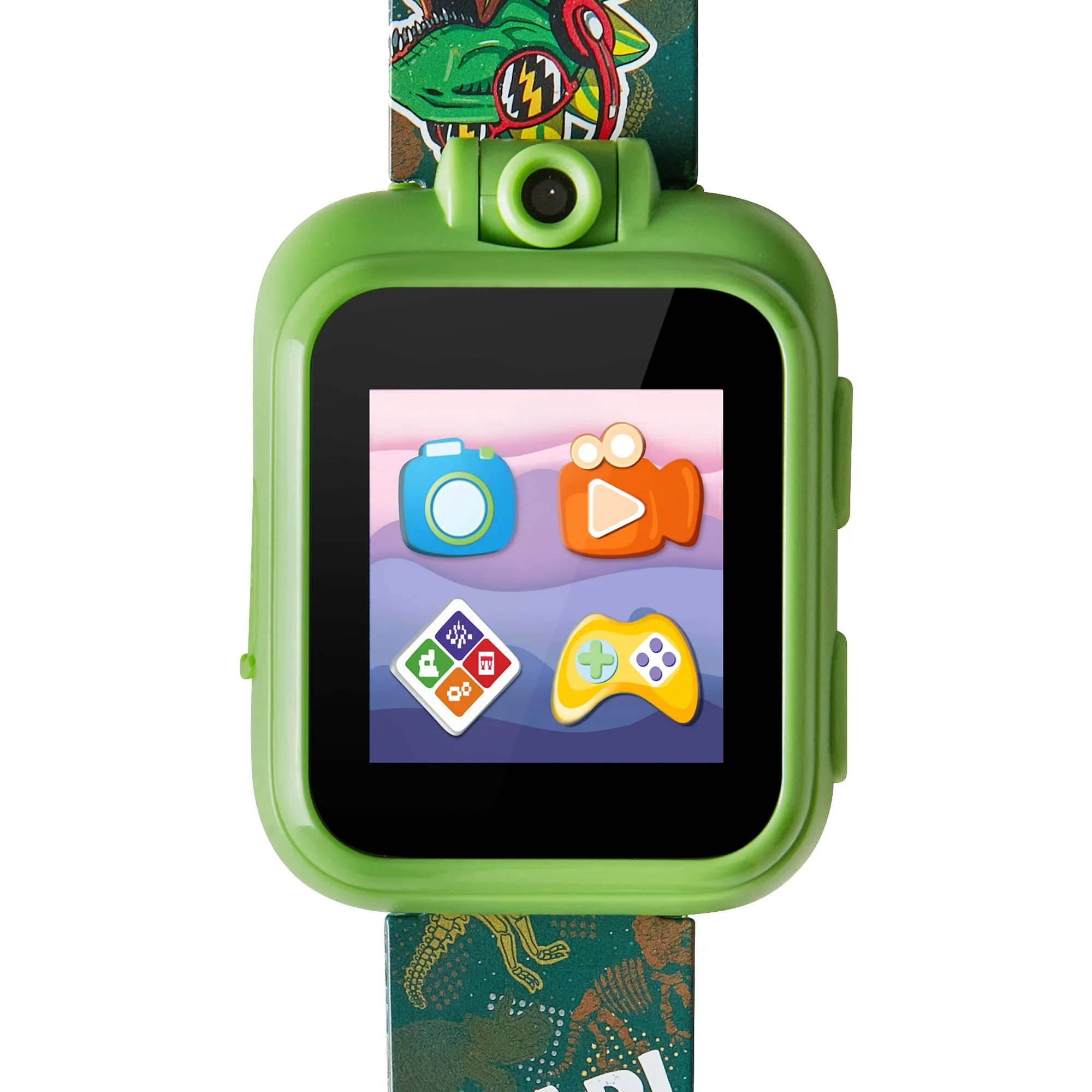 PlayZoom 2 Kids Smartwatch: Rock and Roll Cool T-Rex in Green