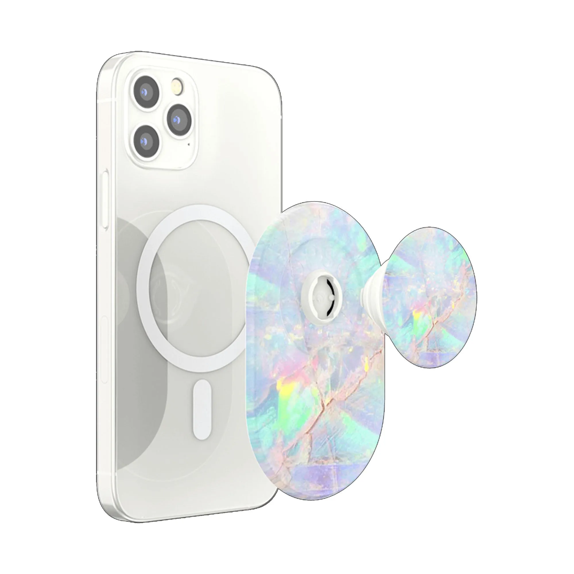 PopSockets Popgrip for Magsafe Magnetic phone grip and stand - Opal (Barcode : 840173715758 )