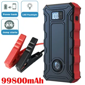 Portable 69800mAh 12V Car Jump Starter Power Bank Pack Booster Charger Battery