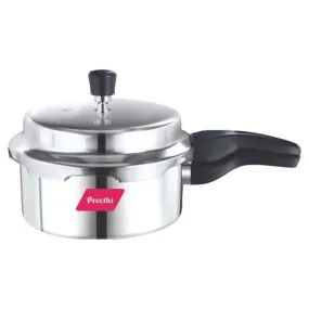 Preethi Outer Lid Pressure Cooker Stainless Steel 3 Litres Induction Base