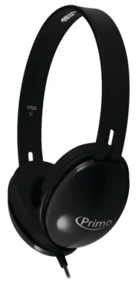 Primo‚ Stereo Headphones, Black