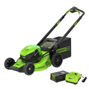 Pro 80V 21-inch Cordless Self-propelled Lawn Mower 5 Ah (1-Battery and Charger Included)