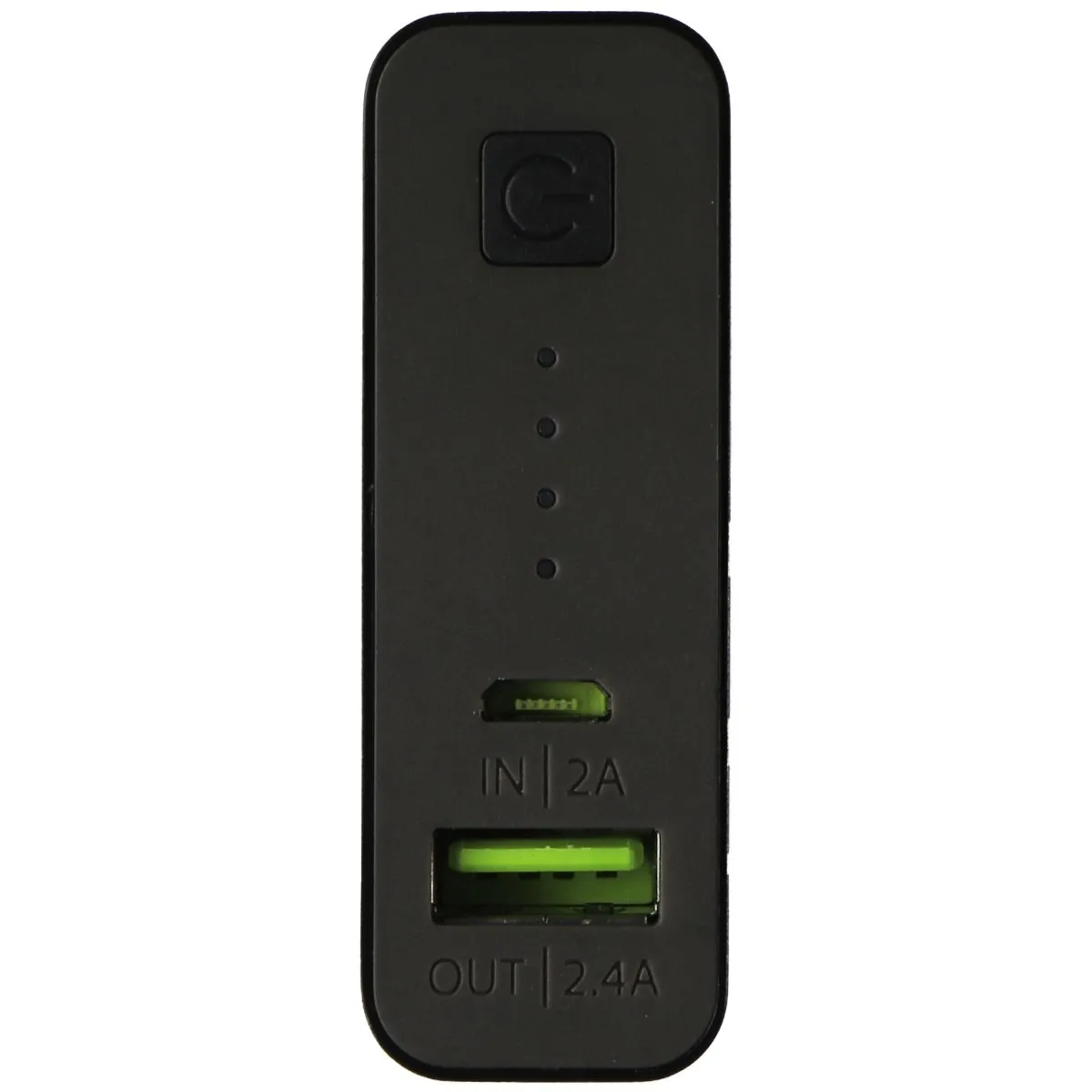 PureGear PureJuice 10K Portable Charger with 2.4-Amp USB Port - Black