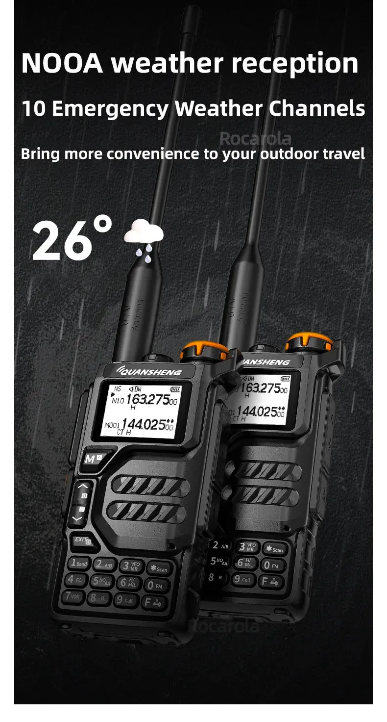 Quansheng UV K5 Walkie Talkie Portable Radio Am Fm Two Way Radio Commutator Station Amateur Ham Wireless Set Long Range Receiver