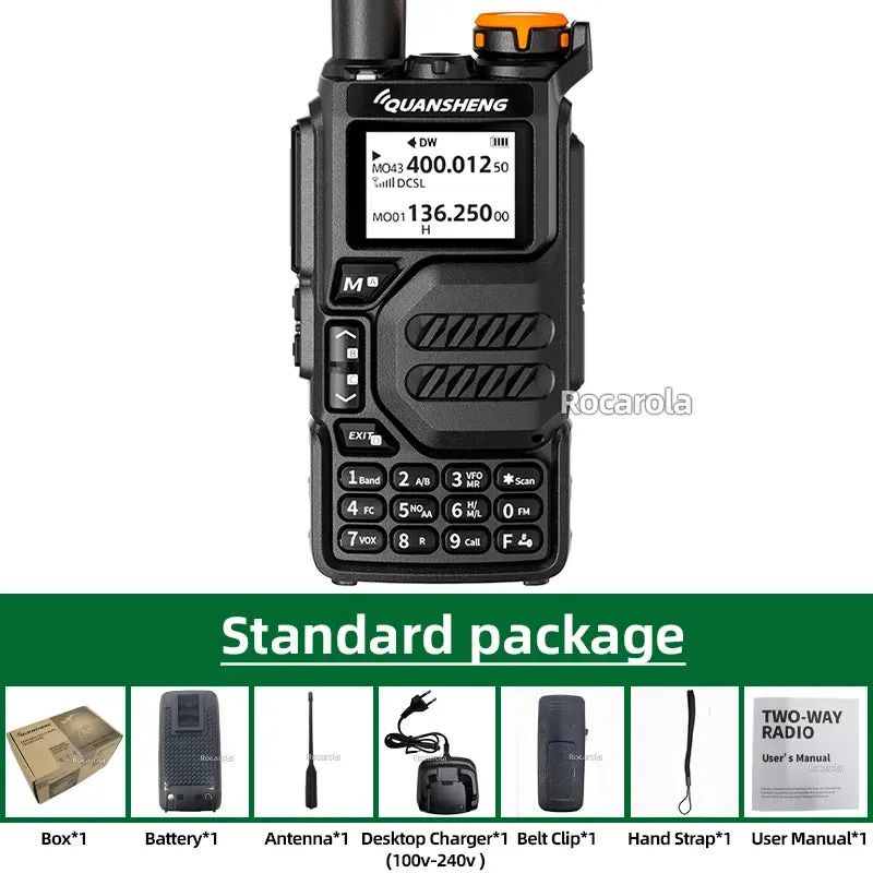 Quansheng UV K5 Walkie Talkie Portable Radio Am Fm Two Way Radio Commutator Station Amateur Ham Wireless Set Long Range Receiver