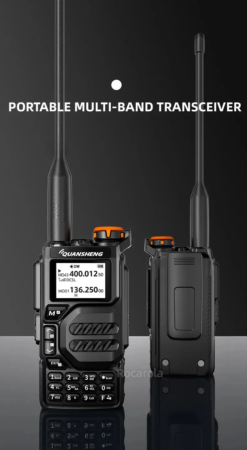 Quansheng UV K5 Walkie Talkie Portable Radio Am Fm Two Way Radio Commutator Station Amateur Ham Wireless Set Long Range Receiver