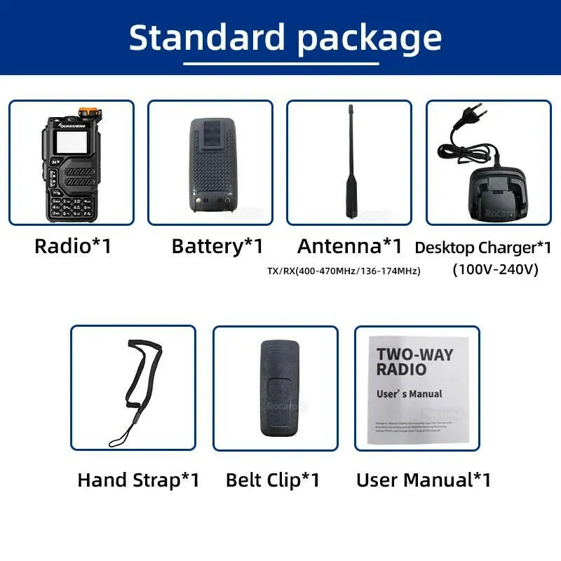 Quansheng UV K5 Walkie Talkie Portable Radio Am Fm Two Way Radio Commutator Station Amateur Ham Wireless Set Long Range Receiver