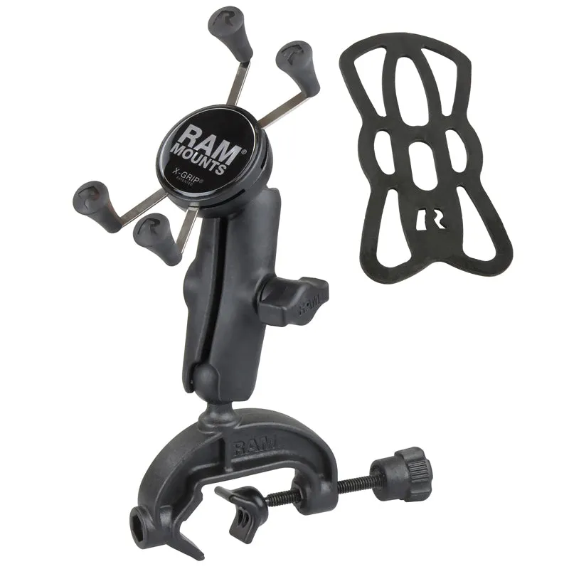 RAM® X-Grip® Phone Mount with Composite Yoke Clamp Base